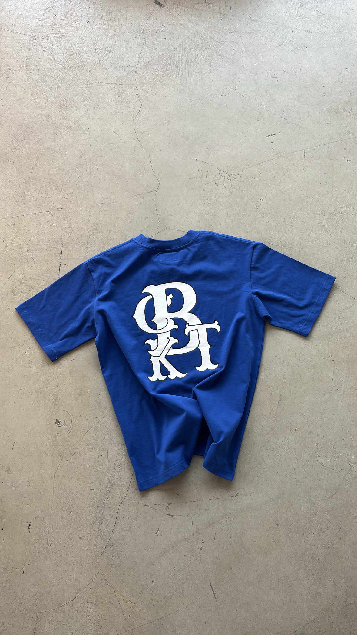 BCKT Blue-white tee