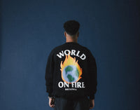 WORLD ON FIRE SWEATER