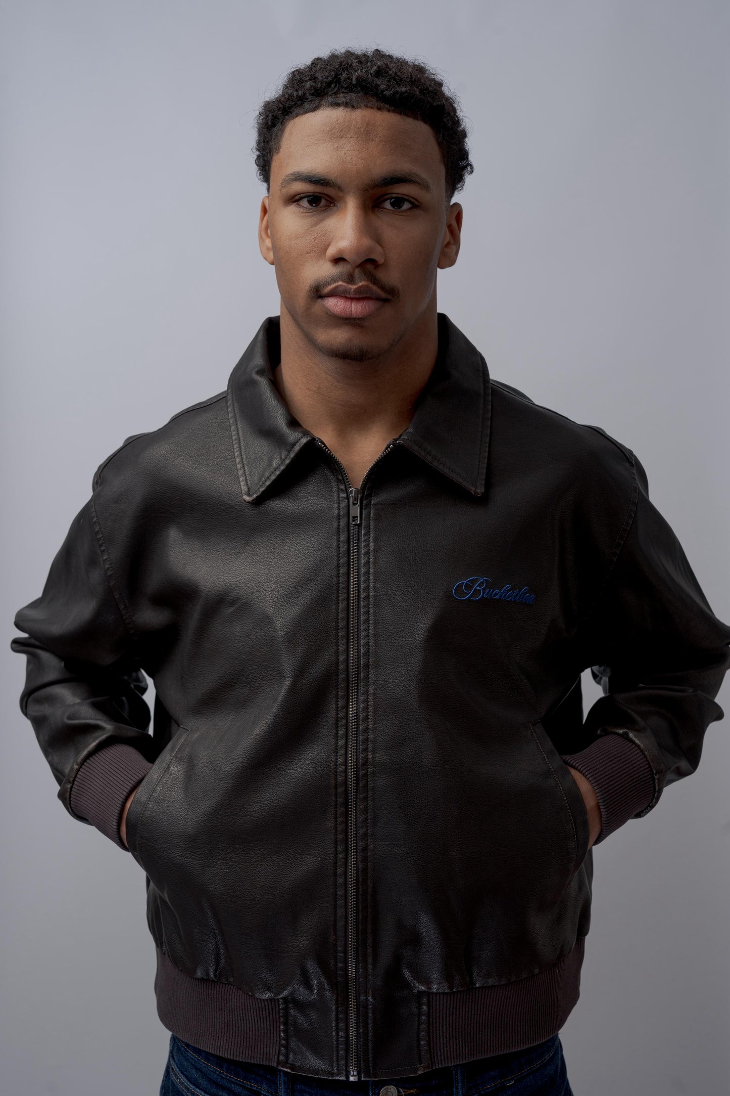 vintage leather jacket