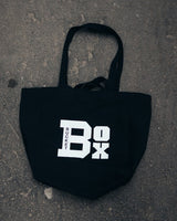 BLACK LOGO TOTE BAG