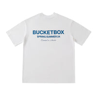 White Logo Tee