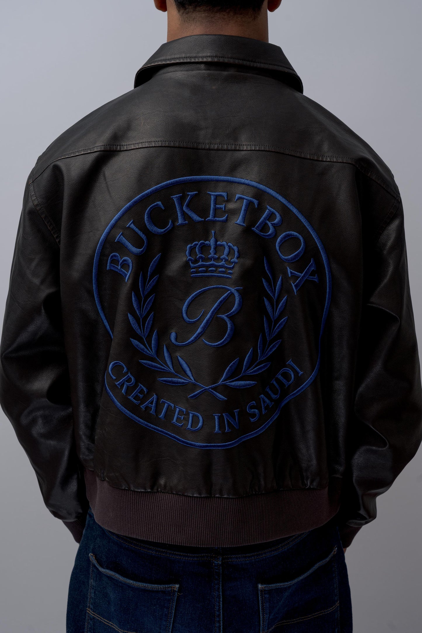 vintage leather jacket