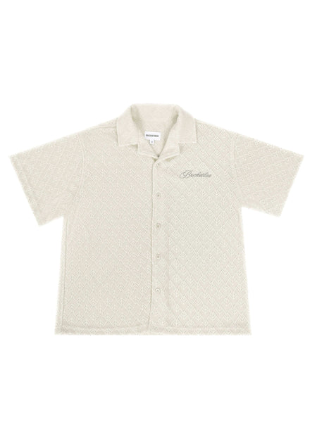 Creamy Knitted Shirt