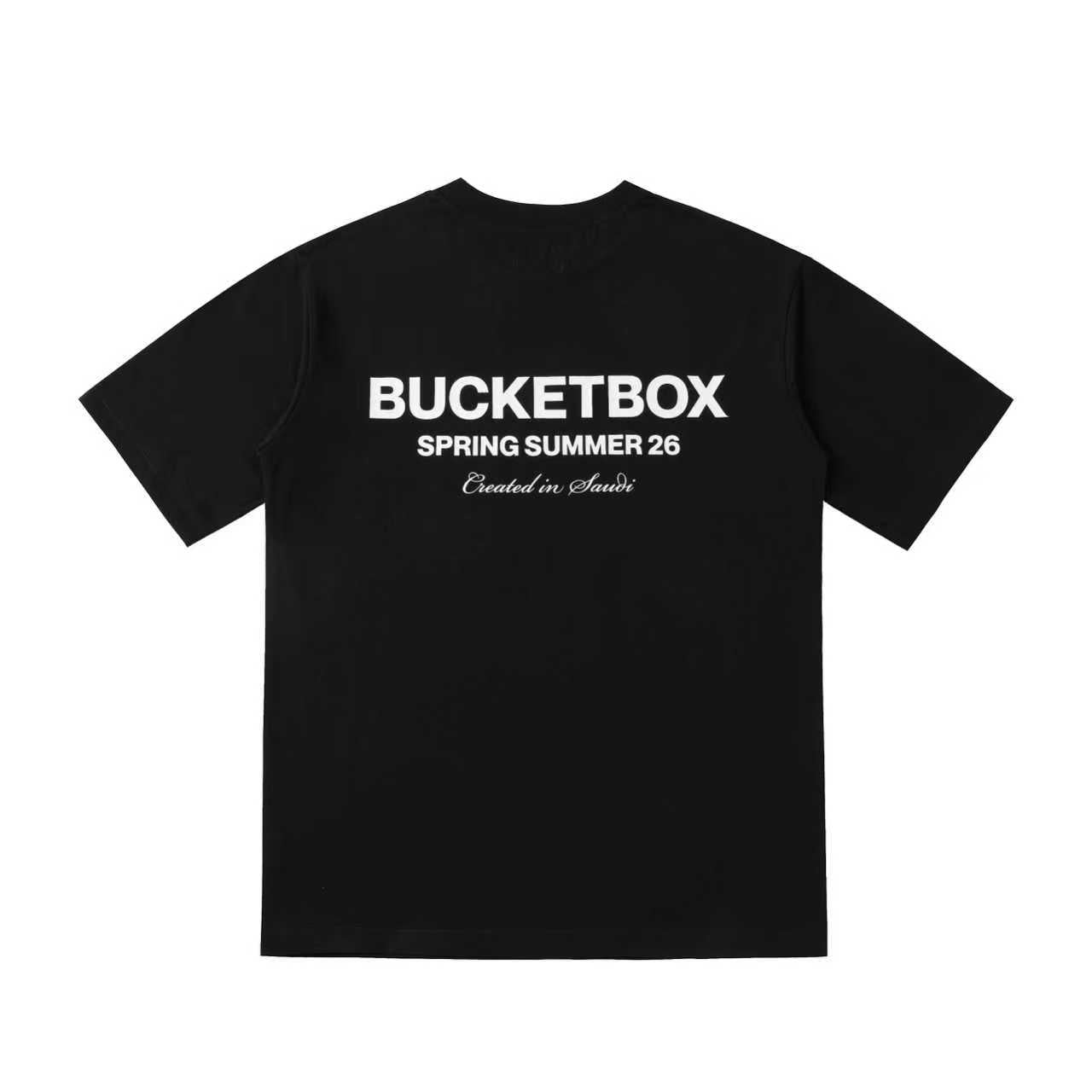 Black iconic logo tee