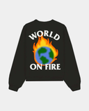 WORLD ON FIRE SWEATER