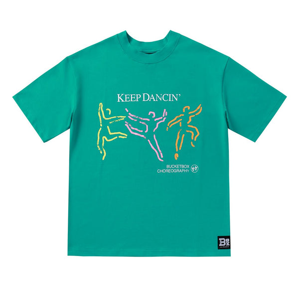 Keep Dancing Green tee